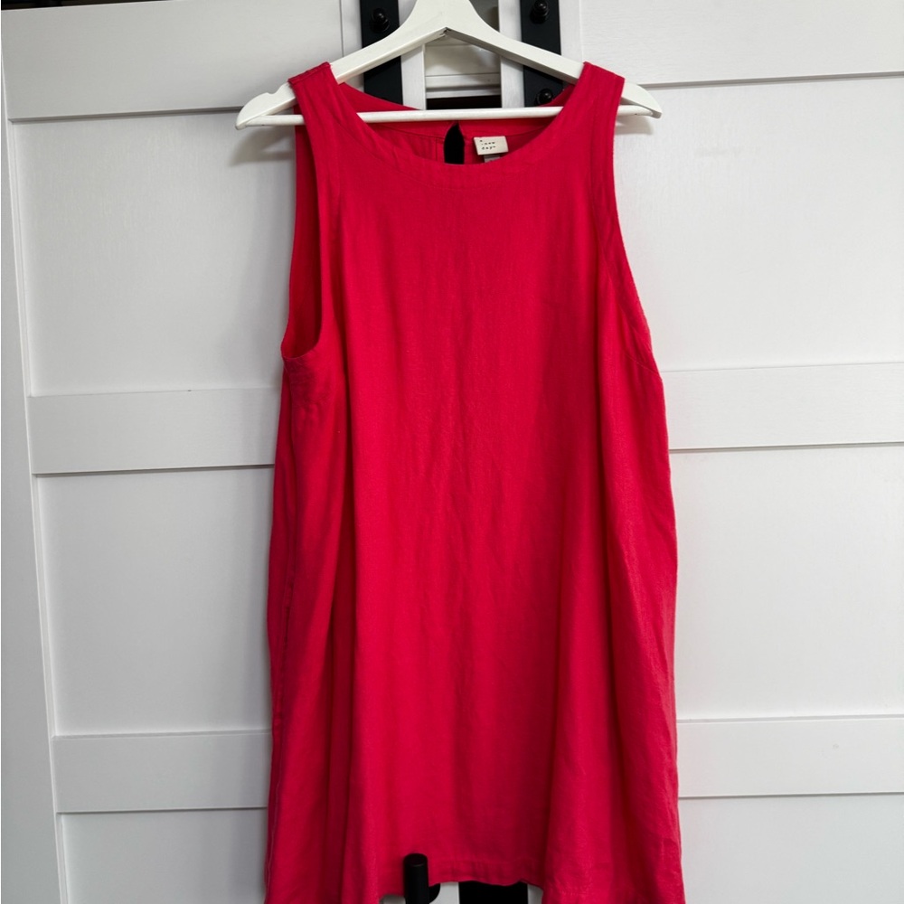 A New Day Linen Shift Dress